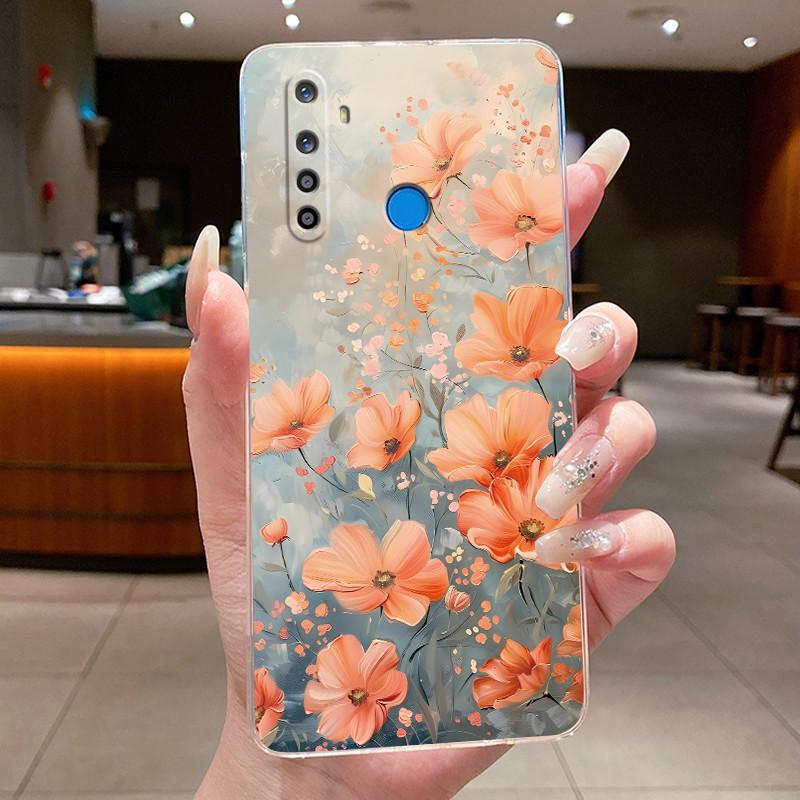 Case For Realme 5 5i 5s 5 Pro Capa Flower Butterfly Bow Phone Cases Realme5 5Pro 5i 5S Soft Silicone Transparent TPU Jelly Cover
