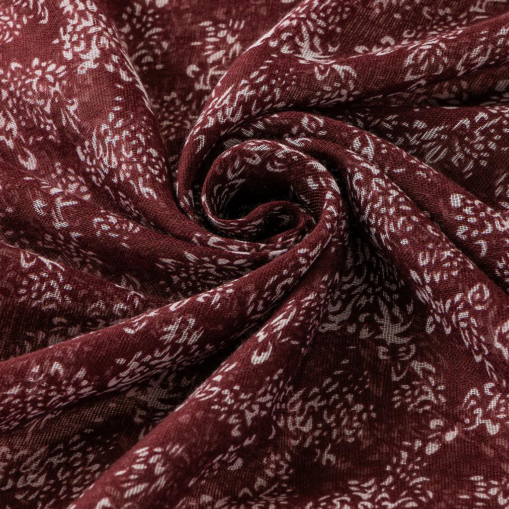 85*85cm Printed Square Scarf Thin Light Voile Hijab Women Fashion Floral Printed Hair Wraps Shawl Beautiful Foulard Bandana
