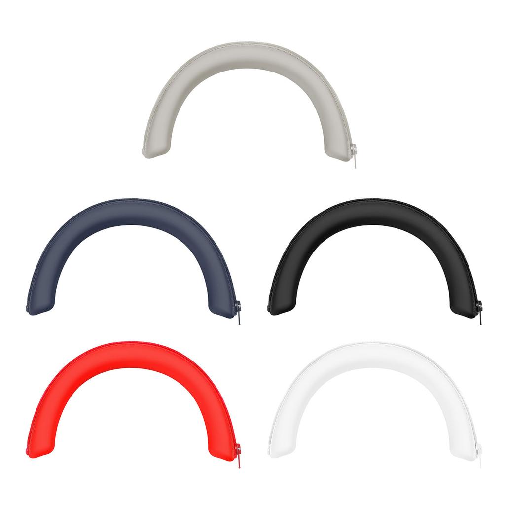 Headphone Headband Head Beam Silicone Cover for WH-1000XM6 Headsets Headband Protectors with Zippers Cover