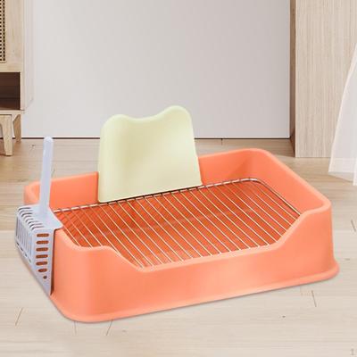 Dog Toilet Puppy Potty Tray Pet Supplies Portable Litter Pan Anti Splashing Indoor