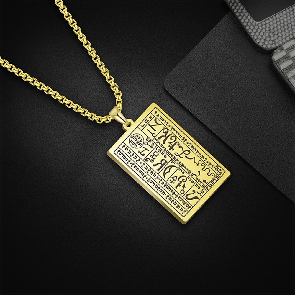 The First Seal 6th and 7th Books of Moses Necklaces Mystery Wicca Amulet of Greatest Fortune and Long Life Jewelry Gifts