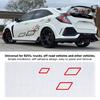 100x38cm Car Body Side Sticker PVC Decals   Sport Styling Decoration Auto Truck Racing Accessories
