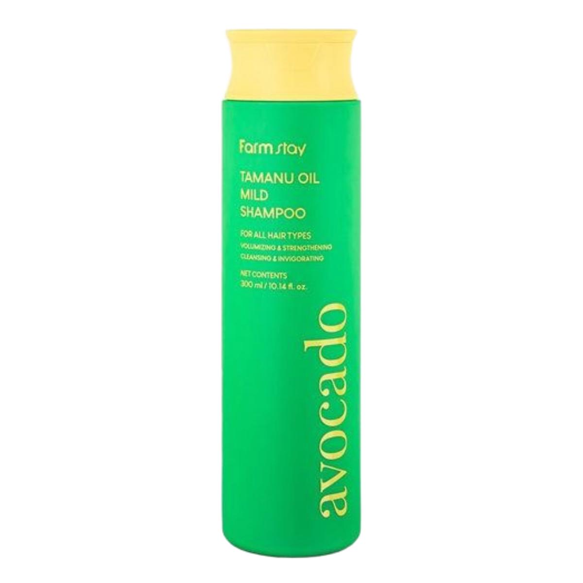 Farmstay Tamanuöl Mildes Avocado-Shampoo Pflegend Feuchtigkeitsspendend 300ml green