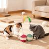 Cat Scratching Sisal Ball - Random Color Hanging Lightweight Durable Scratch-resistant Claw Grinder Toy, for Cats Interactive