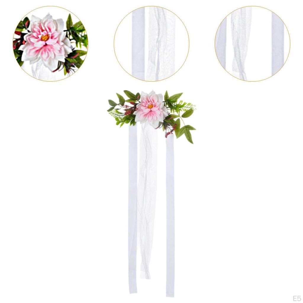 Aisle Bench Flower Arrangement Flowers for Chairs Wedding Decorations Banquets