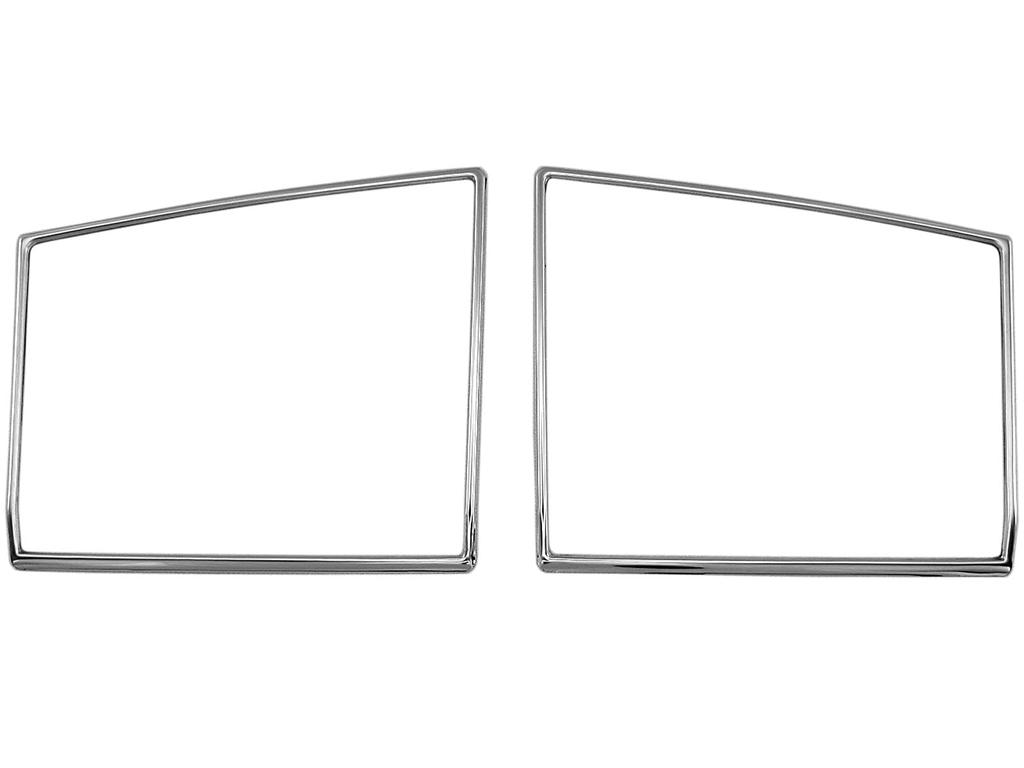 BRIGHTZ Stainless Steel Dashboard Speaker Rings for the Hijet Truck Ultra-Mirror (2-Piece Set) S500P/S510P (Pre-Facelift Model) [SPEAKER-096]
