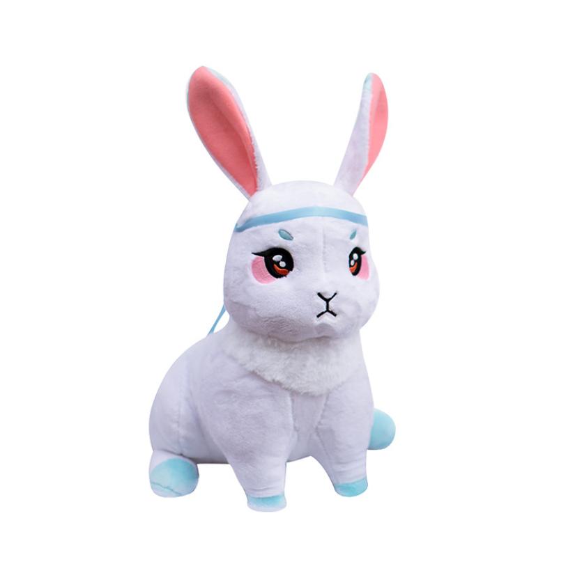 Anime Mo Dao Zu Shi Koppel Konijn Knuffel Speelgoed Lan Wangji Wei Wuxian Liefhebber Konijn Pluche Speelgoed Kinderkussen Cadeau white