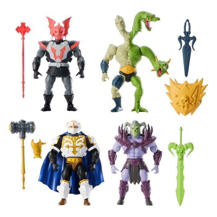 MATTEL Masters of the Universe Pack Exclusif de 4 Figurines Origins 14 cm