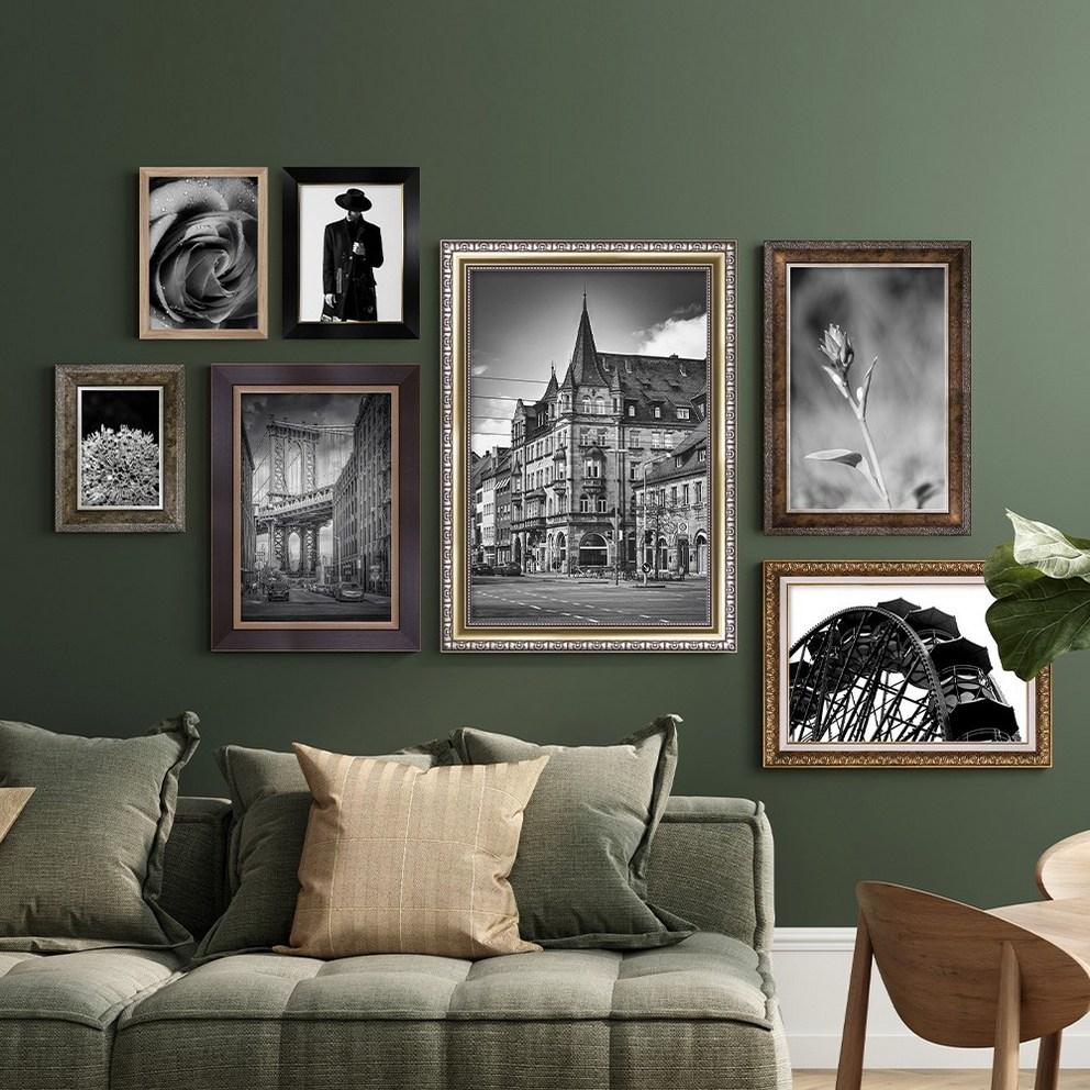 Villade House Premium Jigsaw Puzzle Frame - 500 Pieces, 04 Slim Series_Walnut