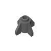 10pcs 4588 Rocket Tail Round 1 x 1 with Fins Building Blocks Loose Parts Compatible with Bricks DIY Assembly Toy