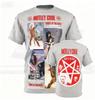 The Representative Band of American Heavy Metal Band Mötley Crüe Enthusiasts New 3D Printed T-shirt for Men Women Loose T-shirt