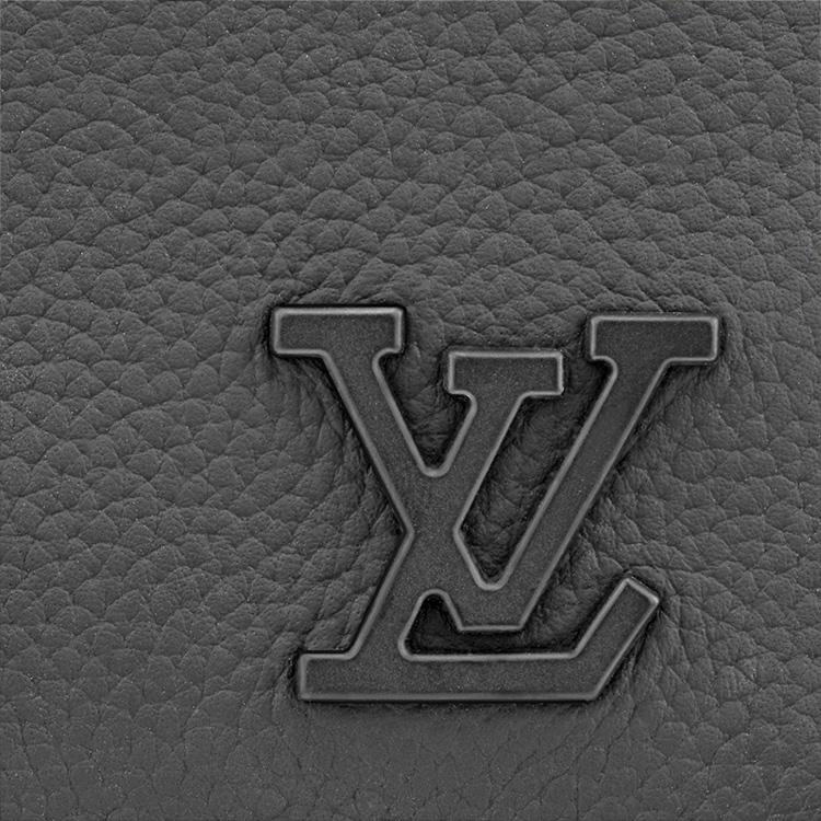 Louis Vuitton Letter Logo Zipper Wallet With Four Card Slots Men Wallets Black M82068