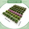 Grass Tufts Model Simulation Cluster Lowland Shrubs Vegetation Groups for Diorama Layout