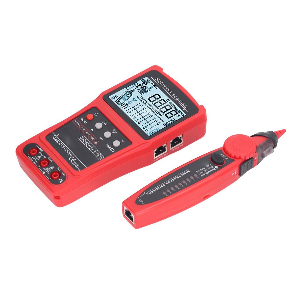 Detector Tester Cablu de Rețea LCD Digital Electric Cablu Ethernet Urmăritor de Fire Căutător de Linii cu