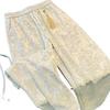 Retro Chinese Style Golden Velvet Jacquard High Waist Slim Fit Pants for Spring and Autumn