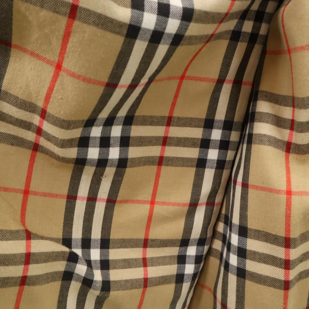 Burberrys Años 90 Hecho en Inglaterra Old Back Gabardina Nova Check 46 beige Hombre Usado