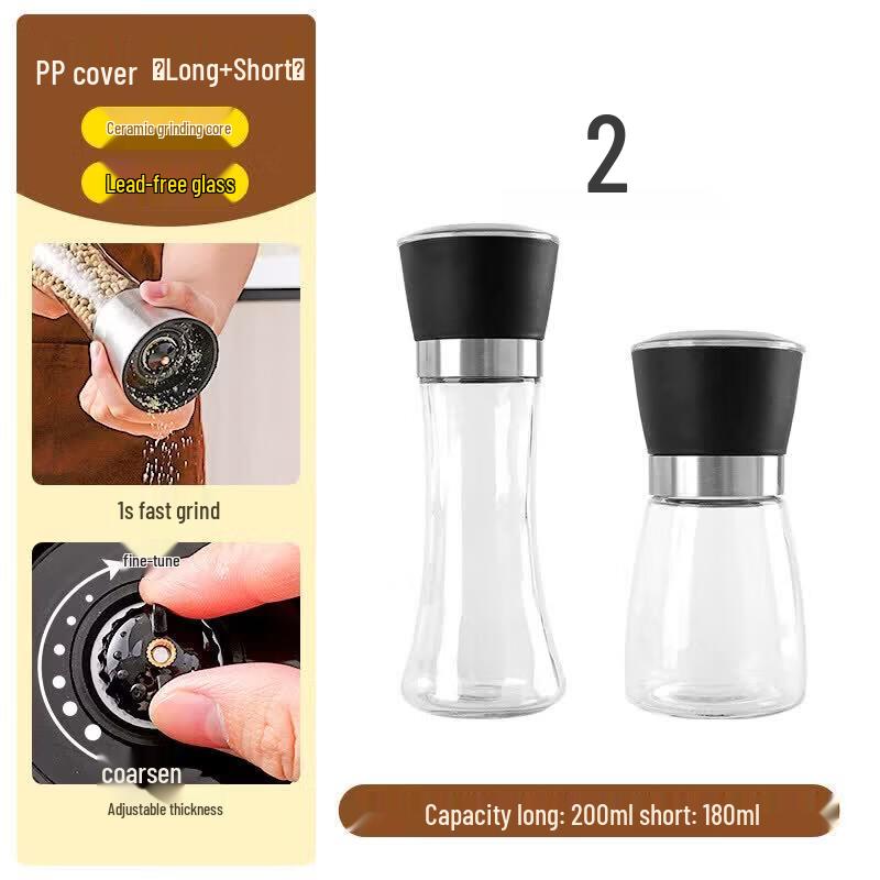 Manual Stainless Steel Pepper & Salt Grinder