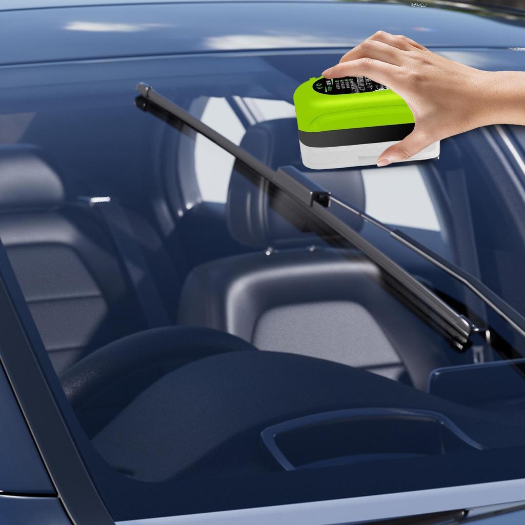 Automotive Oil Film Cleaning Brush Powerful Windshield Cleaner Brush 150ml Automotive Windscreen Cleaner Window Glass Cleaner