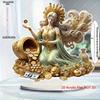 2D Flat Acrylic Lucky Goddess Decoration, Indoor and Outdoor Decoration - No Battery/electricity Required, Free Day Decoration, Shop Decoration, Durab