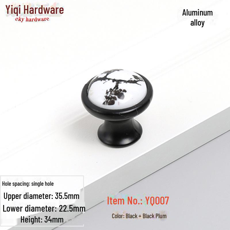 Czarno-biały europejski styl złoty uchwyt do drzwi do szafki, szafy, szuflady i szafki na buty