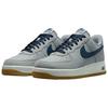 Nike Air Force 1 07 LV8 Lys Røygrå Marineblå Herre Sneakers Armory-Navy Gummi-Lys-Brun IB6388-003