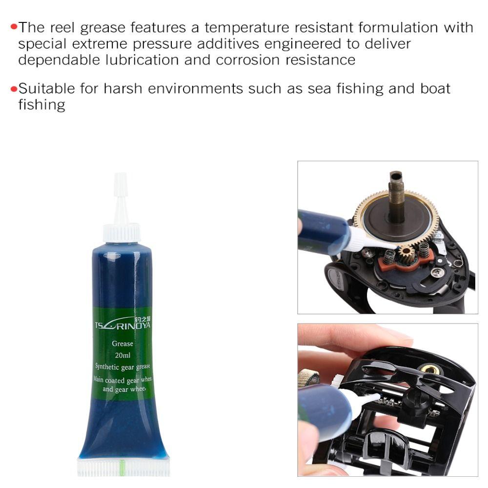 1 Set Compression Resistance Fishing Bearing Lubricant Oil Gear Protective Grease  Boat Fishing