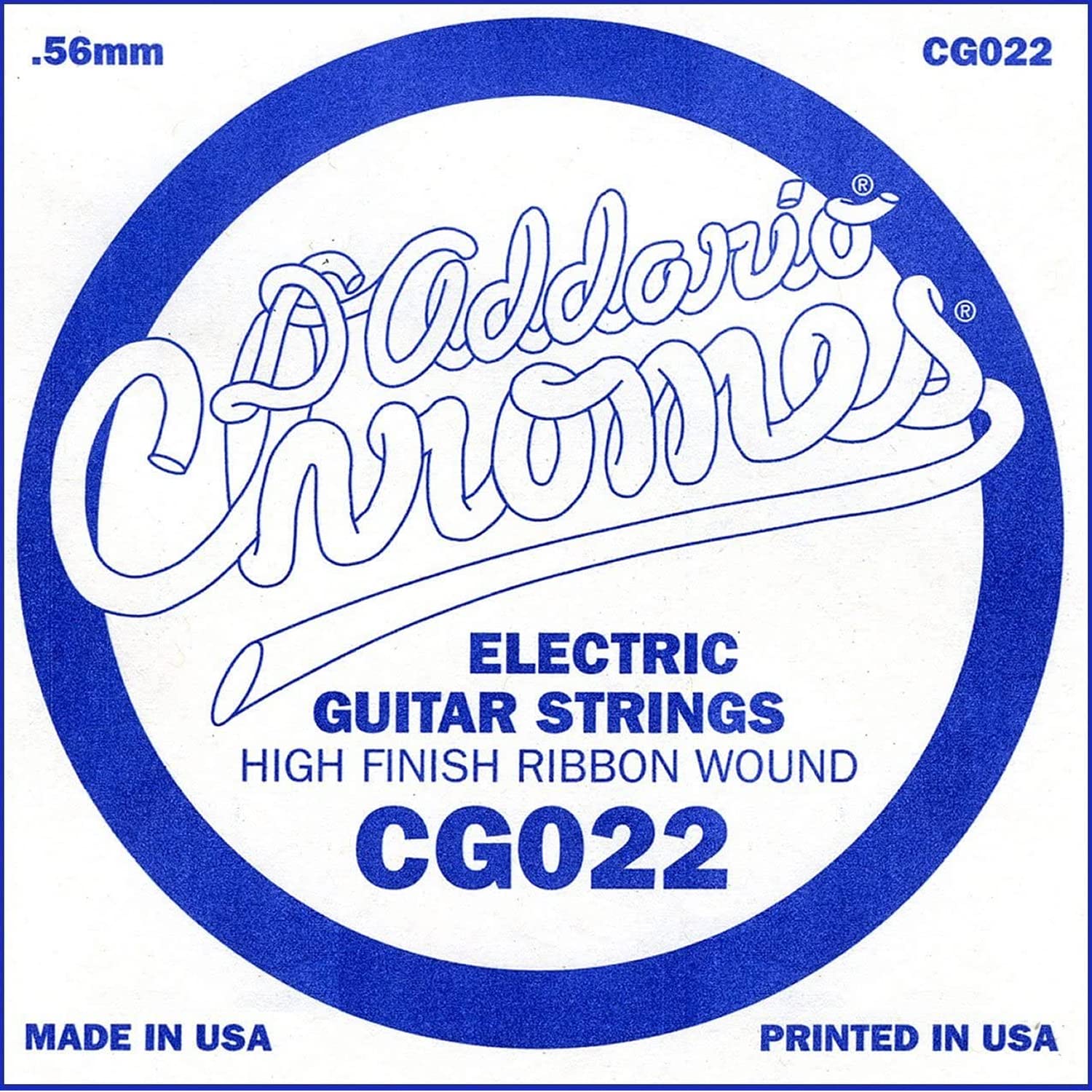 

CG022 Flatwound Electric Guitar Set of 5 D Addario Strings, .022,