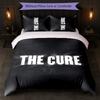 The Cure Print 3Pcs Bedding Set Duvet Cover With Two Pillowcases Soft Bed Linen For Household Bedroom