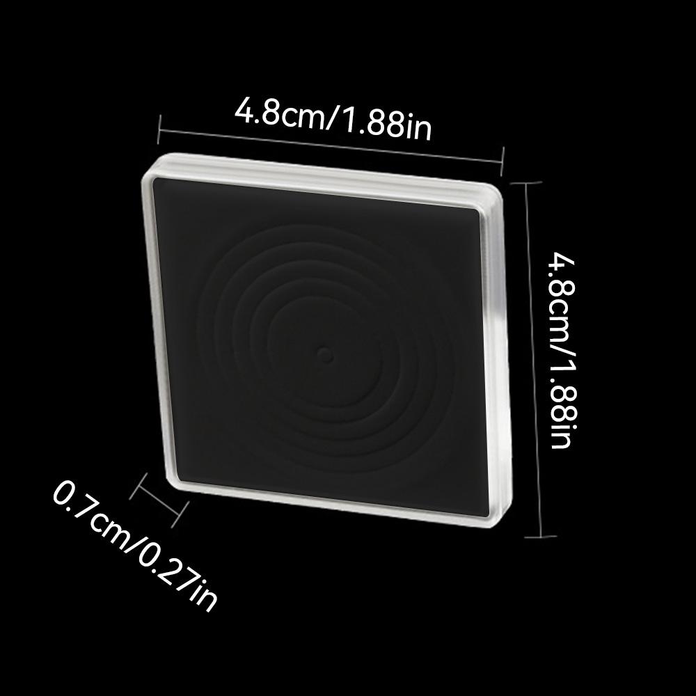 20pcs Plastic Coin Storage Box Protection Container Capsules Square Foam Holder Coin Collection Box Transparent 20/25/30/35/40mm