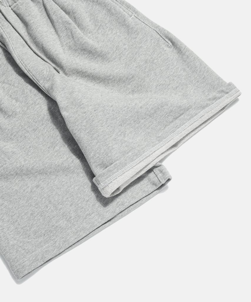 ESPIONAGE Pleated Sweat Shorts Gray