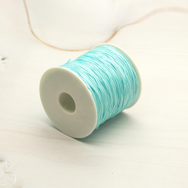 Jadefaden 0,8 mm Webkordel für DIY handgefertigten Schmuck und chinesische Knoten-Halskette