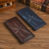 Genuine Leather Retro Cowhide Casual Women's Long Wallet China Style Handheld With Multiple Card Slots