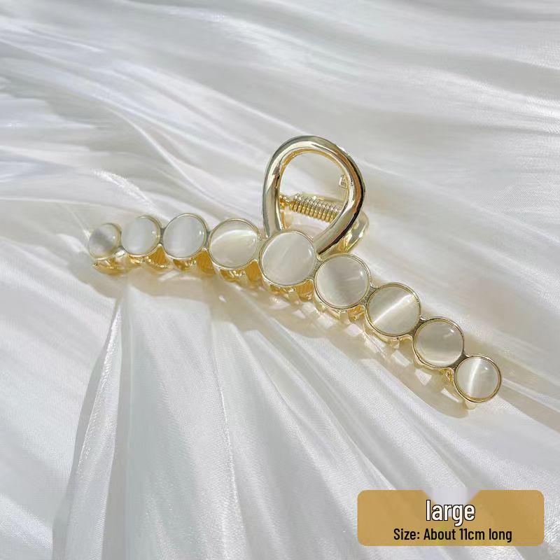 Premium Metal Shark Hair Clip for Women - Large Summer Headdress Hairpin, Unique Design