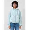 Women's s.Oliver Functional Jacket with Adjustable Hem and Hood Blue/turquoise