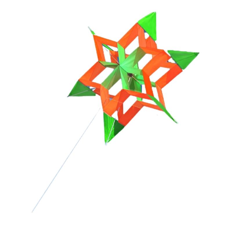 3D Beautiful Lotuses Kites Handcrafted Bright Color Polyester For Outdoor Family Girls Boys Gift Easy To Fly