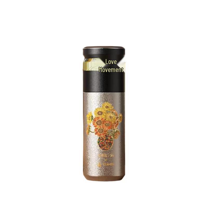 Temec Pure Titanium Tea Infuser Insulated Travel Mug