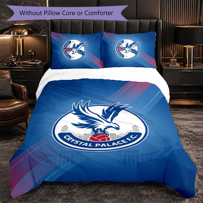 Crystal Palace Themed Bedding 3Pcs Duvet Cover Set Decorative Bed Linen For Teen Room Home Decoration