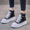 Fashion High-top White Shoes Platform Sneakers Ins Trend Women Sports Shoes Running Shoes