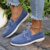 Fashion New Lefu Shoes Women's Soft Leather Retro Lazy Man Step On Thick Sole Flat Bottom Comfortable Single Shoe