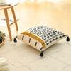 Cotton and Linen Pillow B&B Living Room Sofa Nap Cushion Bay Window Bedside Car Decorative Waist Pillow Case
