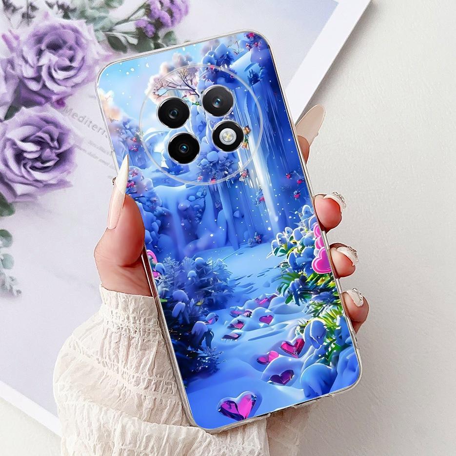 For Realme 13 Pro 5G Case RMX3990 Colorful Flowers Painted Cover Soft Slim Phone Case For Realme 13 Pro Plus Realme13 Pro+ Shell