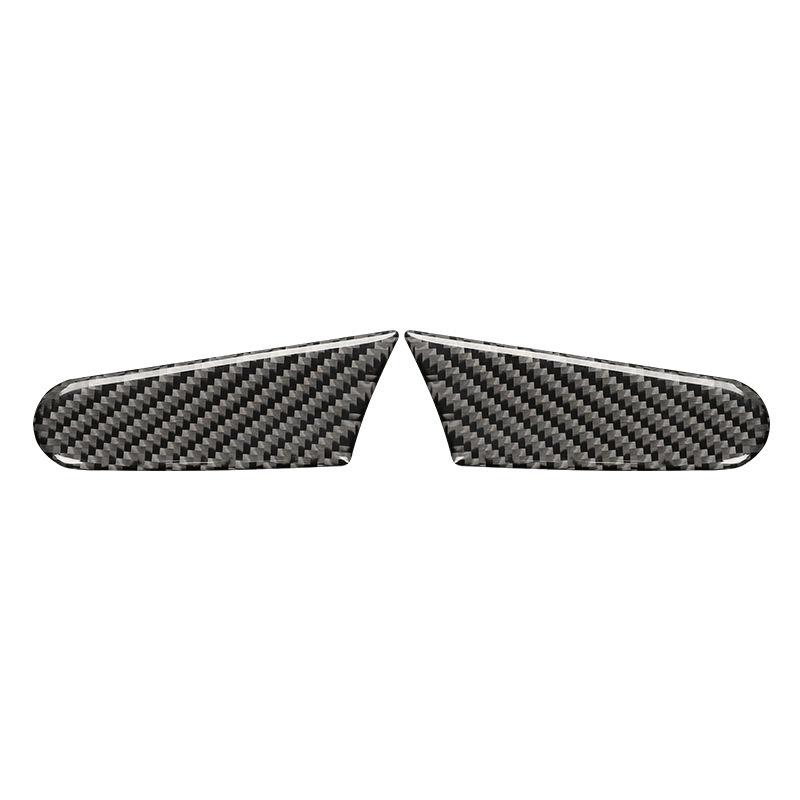 For Porsche Macan 2015-2018 Carbon Fiber Car Rearview Mirror Left Right Anti-Scratch Trim Strips Exterior Decoration Sticker