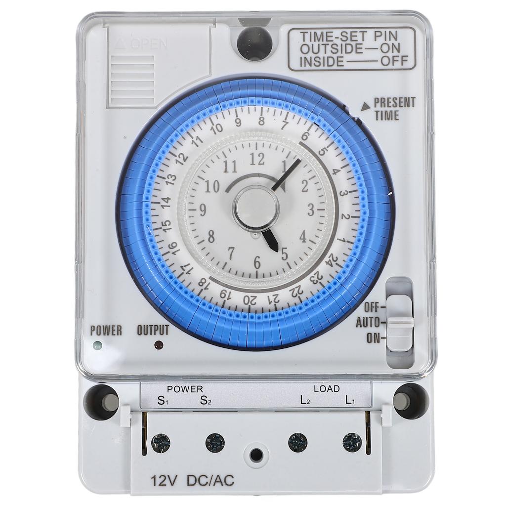 Mechanical Timer White Portable Precise Timer for Home Kitchen Cooking Baking Countdown Time Control Switch 36vac Dc