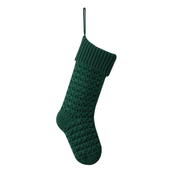 Christmas Stockings 18 Inches Large Knitted Xmas Stocking Fireplace Hanging Decoration for Holiday Home Party Decor