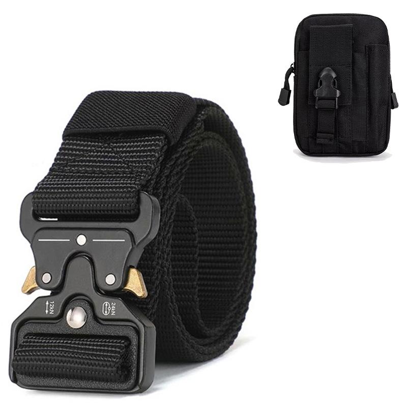 Multifunktionaler Eye Snake Taktischer Nylongürtel Freizeithose Jeans Hundred mit Herren-Hosengürtel