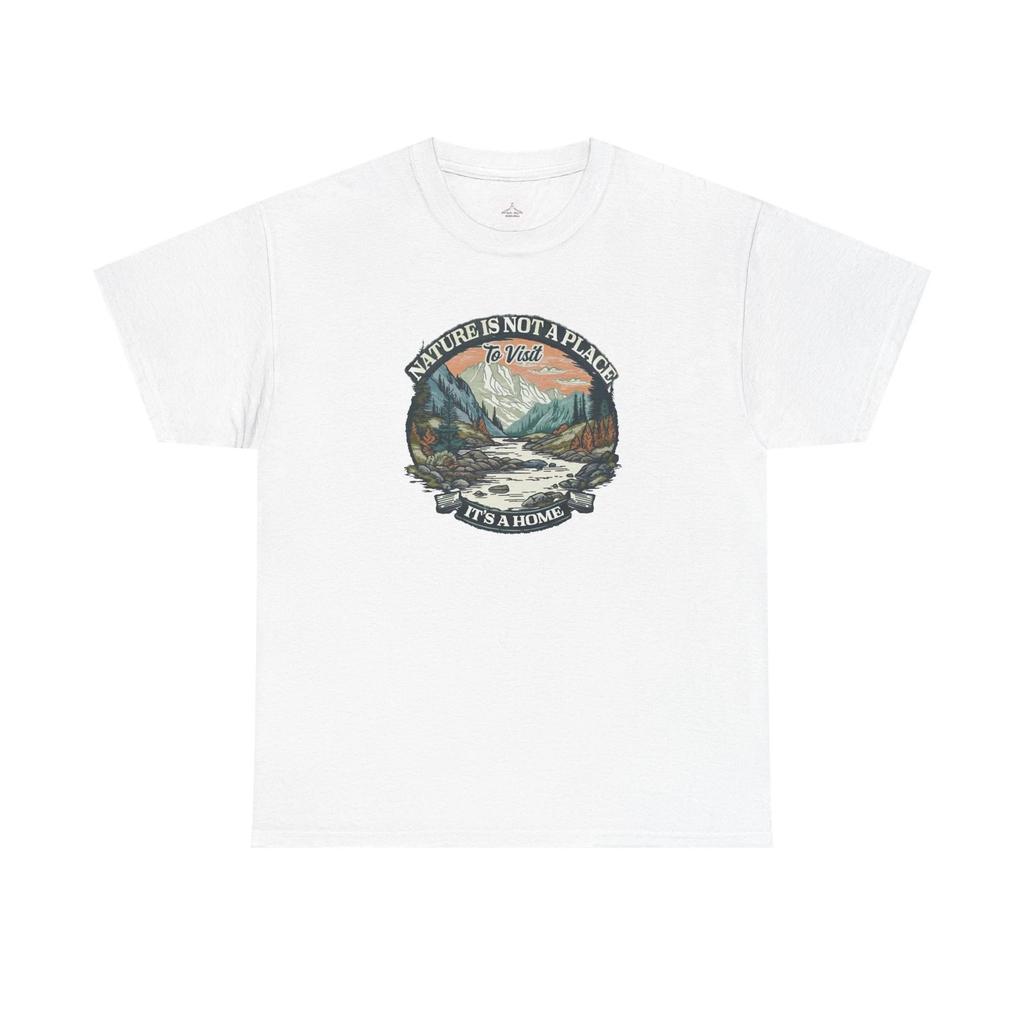 Nature Lover Unisex Heavy Cotton Tee - Gift for Adventurers, Hiking T-Shirt,
