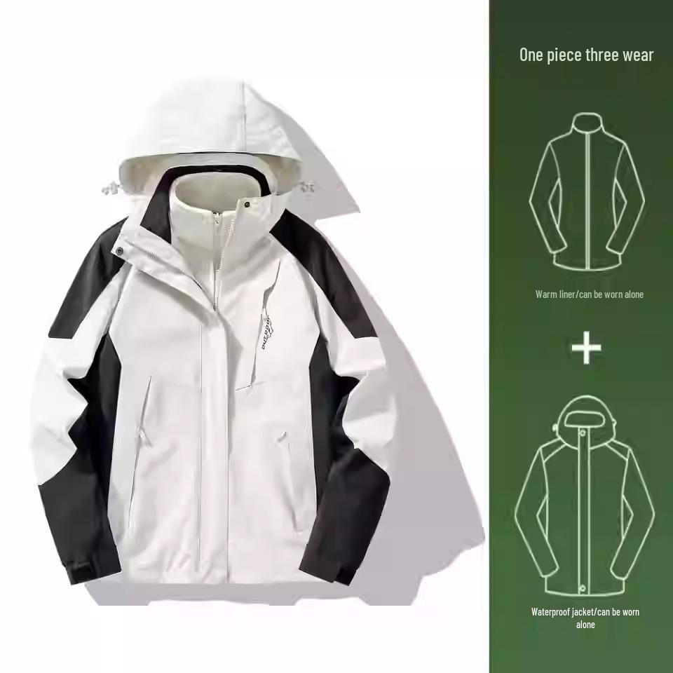 NASA 2024 Men's & Women's Petite Windproof Windbreaker - Stylish Autumn/Winter Jacket for Outdoor Mountaineering