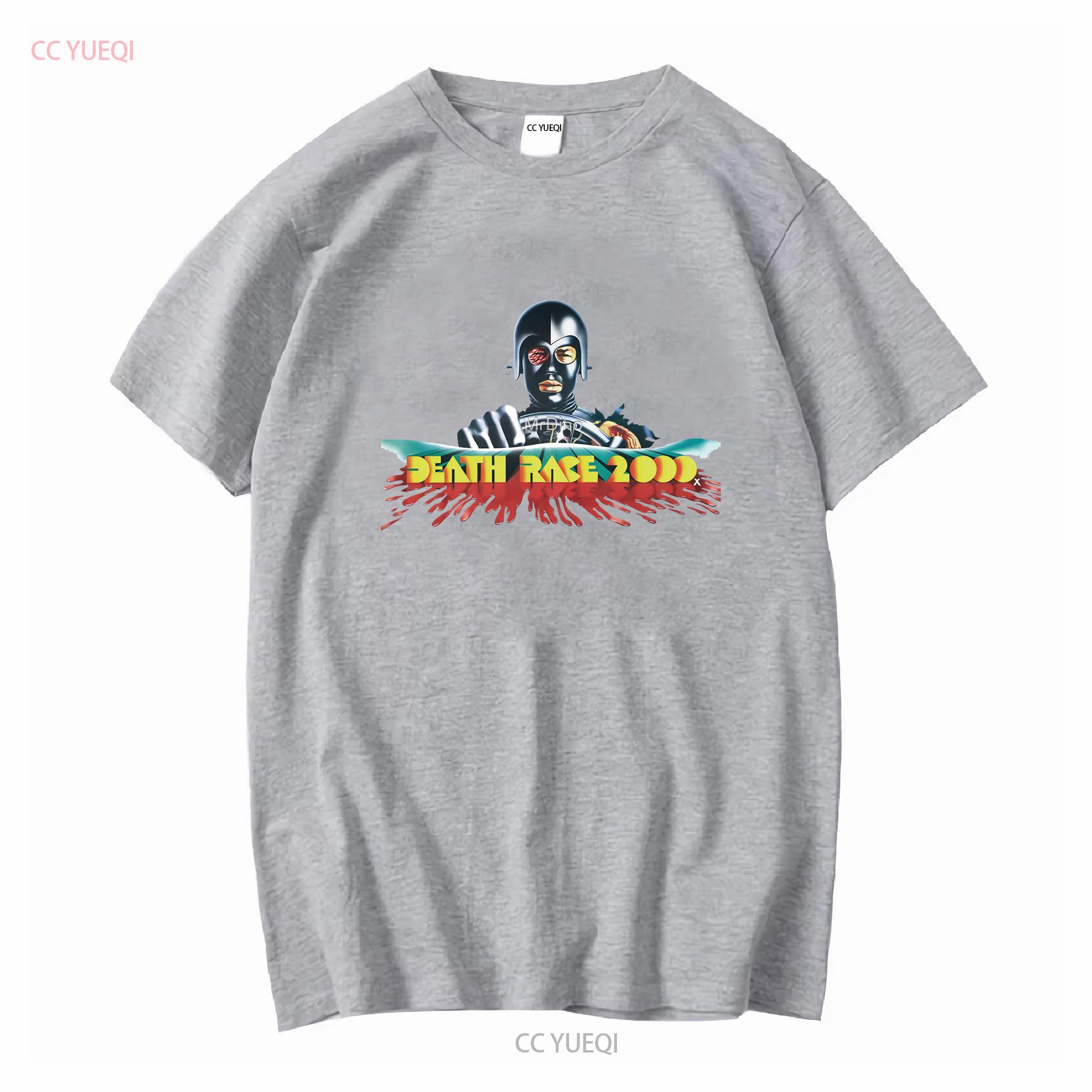 Death Race 2000 T Shirt 516 Retro Movie White long or short sleeves vintage Washed designer clothes homme Soft fashion graphic S