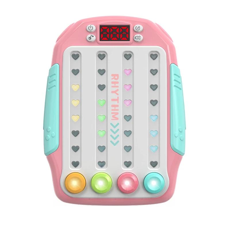 

Швидка Натискальна Гра Око Сенсорна Консоль Багатокористувацька Протистояння Настільна Гра Майстер Танцю Ручний Геймпад Тренажер для Рук Іграшка рожевий