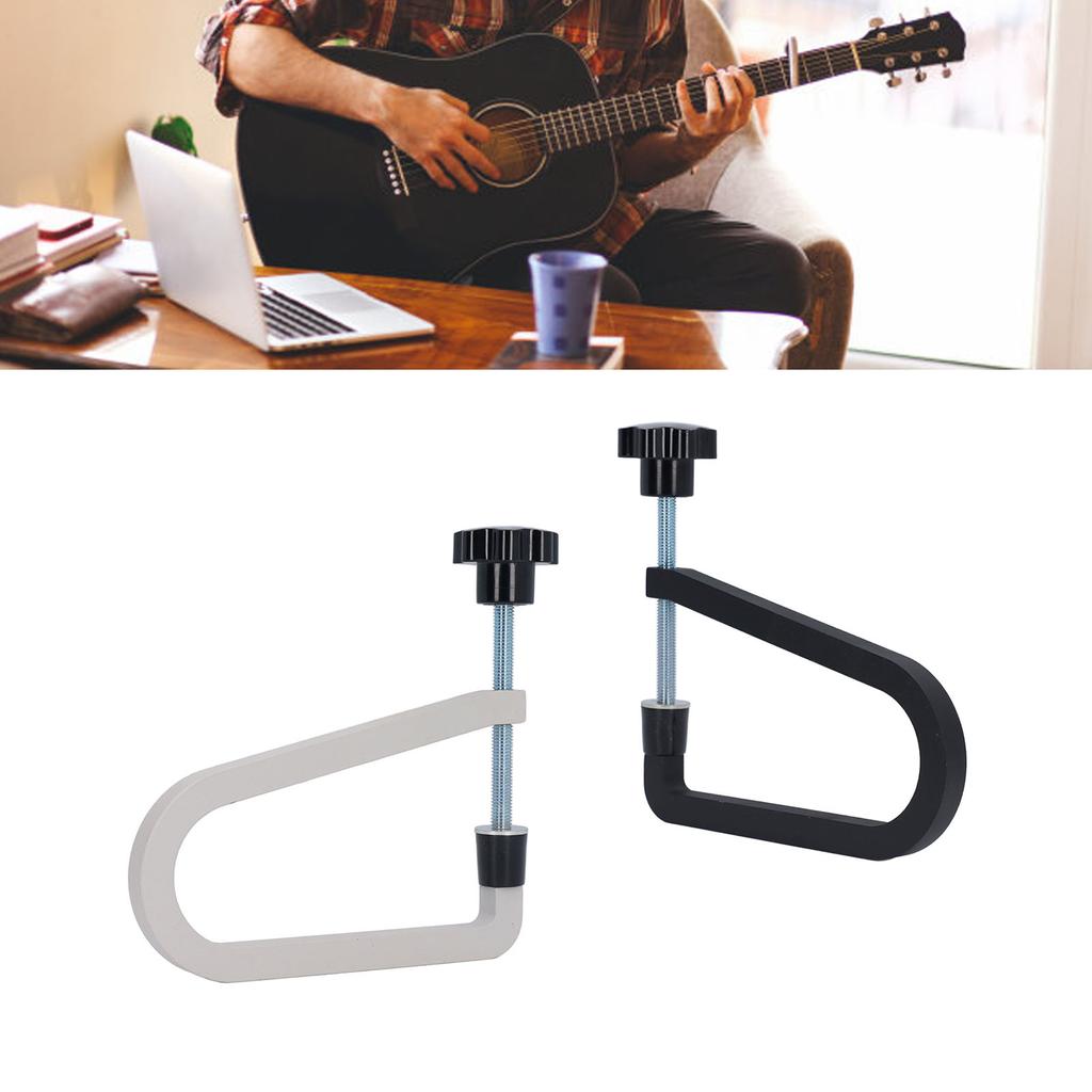 Classical Guitar Bridge Clamp Cast Steel U Shape Bridge Repair Maintenance Tool for Luthier Guitaris